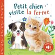 Petit chien visite la ferme