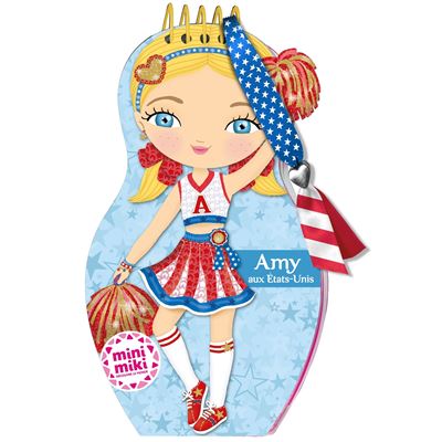 Minimiki - carnet créatif - Amy aux Etats-Unis - Collectif - broché