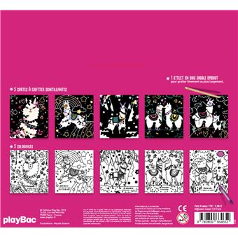 Cartes à gratter - Lama