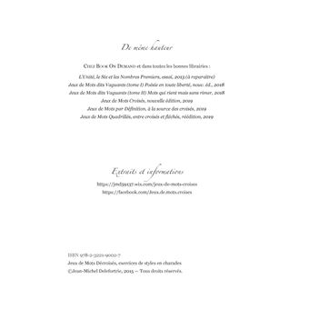 Jeux de Mots Décroisés