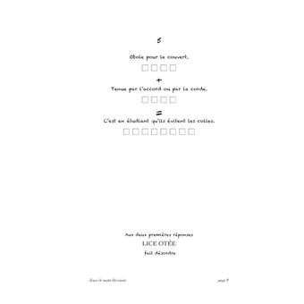 Jeux de Mots Décroisés