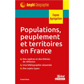 Populations, peuplement et territoires en France