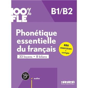 100% FLE - Phonétique essentielle du français B1/B2 - livre + didierfle.app