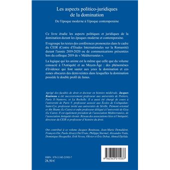 Les aspects politico-juridiques de la domination