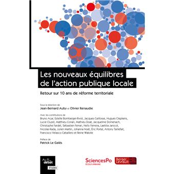 Les nouveaux équilibres de l'action publique locale