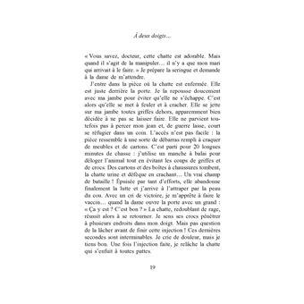 Vous avez appelé le véto ?