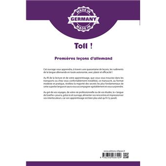 Toll ! - Premières leçons d'allemand - A1/A2