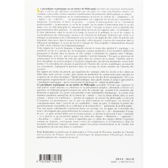 Le paradigme ergologique ou un metier de philosophe