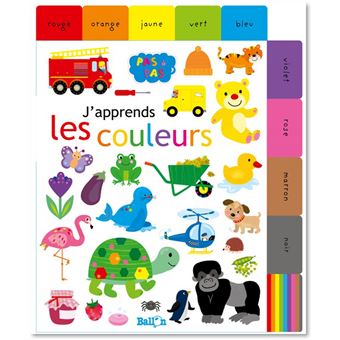 Livre à onglet - Les couleurs