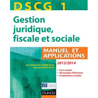 DSCG 1 : Gestion Juridique, Fiscale Et Sociale Manuel Et Application ...