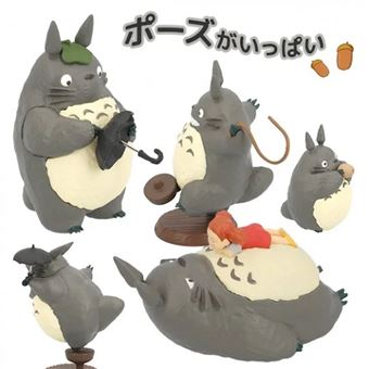 Assortiment de 6 figurines Mon voisin Totoro Ghibli Totoro 02