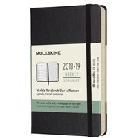 Moleskine agenda 18 maanden - Wekelijks 2018/2019