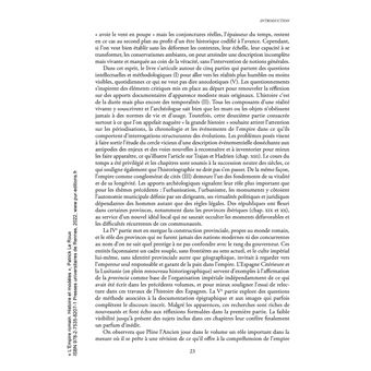 L'Empire romain. Histoire et modèles
