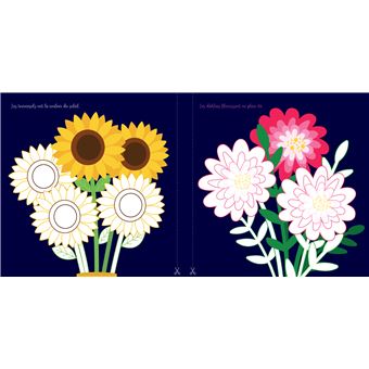 Des bouquets à créer en coloriage et à offrir !