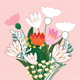 Des bouquets à créer en coloriage et à offrir !