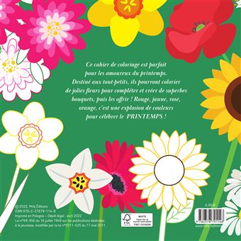Des bouquets à créer en coloriage et à offrir !
