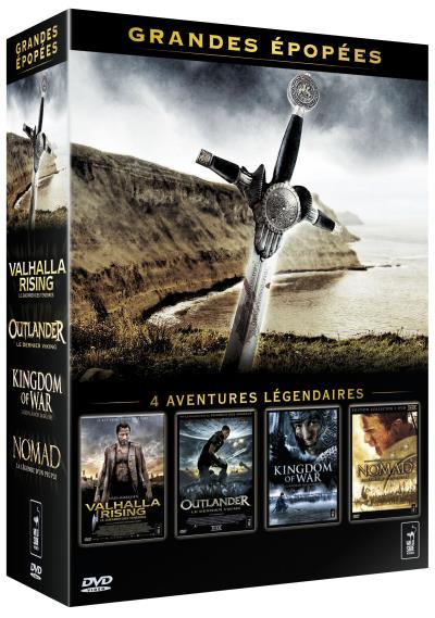 Kingdom of war - Nomad - Outlander, le dernier viking - Valhalla Rising, le guerrier des ténèbres - Coffret