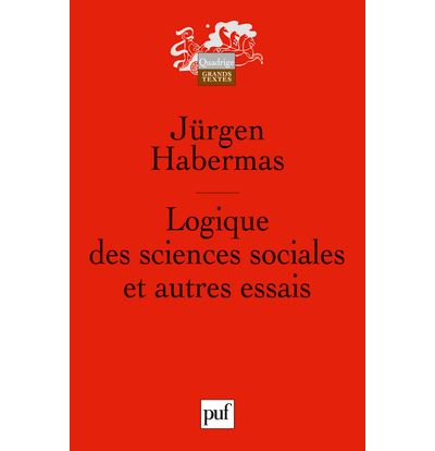 Logique des sciences sociales et autres essais - Jürgen Habermas - broché
