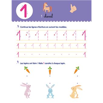 Toute ma maternelle - Mon cahier d'écriture : les chiffres