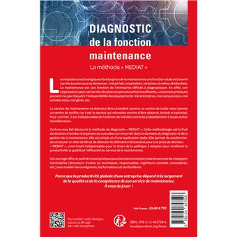 Diagnostic de la fonction maintenance