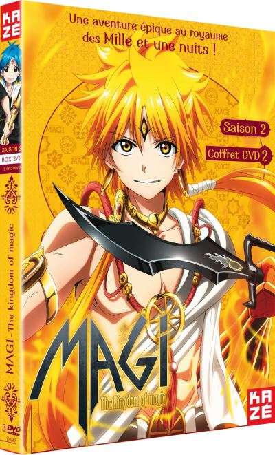 Magi : The Kingdom of Magic Saison 2 Partie 2 sur 2 DVD