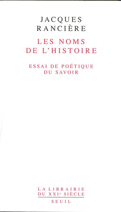 Les noms de l'histoire