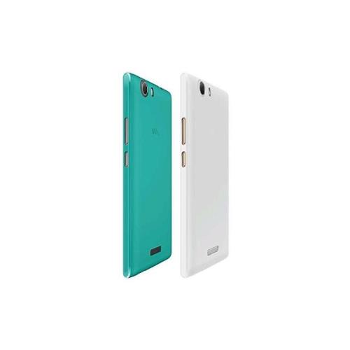 Lot de 2 Coques Wiko pour Ridge 4G Blanc et Turquoise