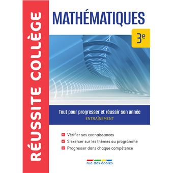 Réussite collège mathématiques 3e