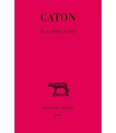 De l'Agriculture -  Caton - broché