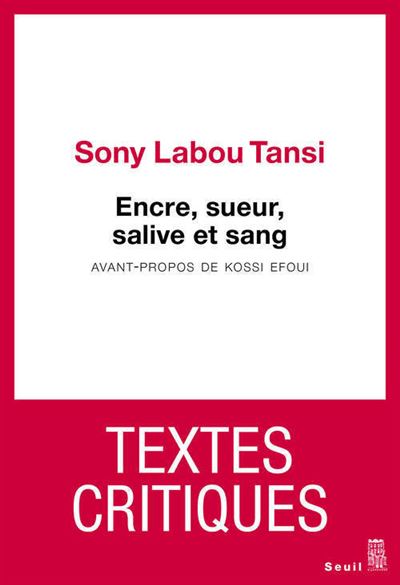 Encre, sueur, salive et sang