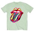 T-Shirt Unisex The Rolling Stones 60 Brushstroke Tongue Vert