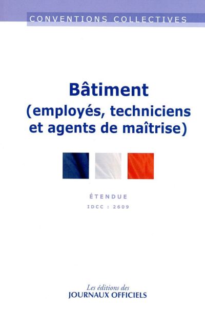 Bâtiment (employés, techniciens et agents de maîtrise)