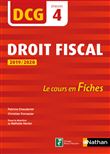 Droit fiscal 2019/2020 - DCG - Epreuve 4 - Le cours en Fiches - 2019