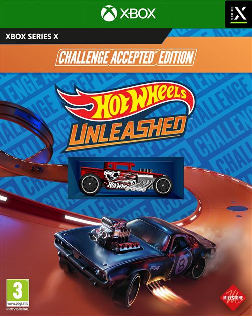 Pochette avant du jeu Hot Wheels Unleashed Challenge Accepted Edition Xbox Series X