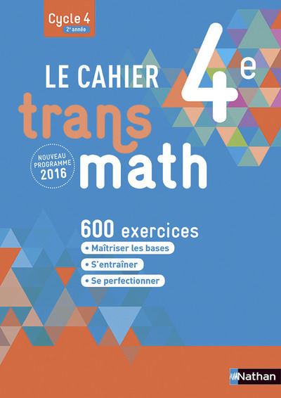 Le cahier Transmath 4ème