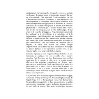 Introduction à l'étude de la médecine expérimentale