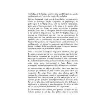 Introduction à l'étude de la médecine expérimentale