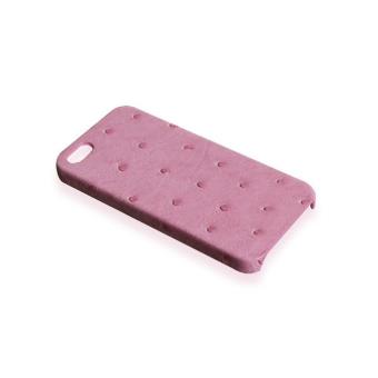 Etui Hadoro pour iPhone 5S, Autruche Rose