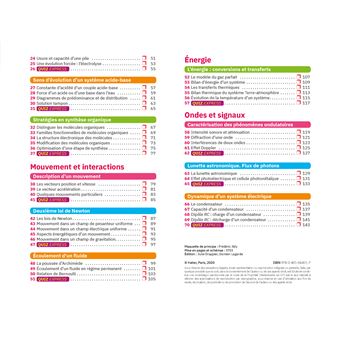 Fiches bac Physique-Chimie Tle (spécialité) - Bac 2024