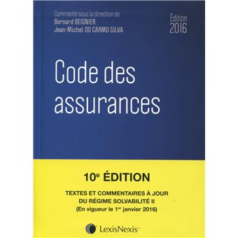 Code des assurances 2016