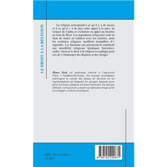 Le droit à la religion