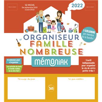 Calendrier Organiseur 2022