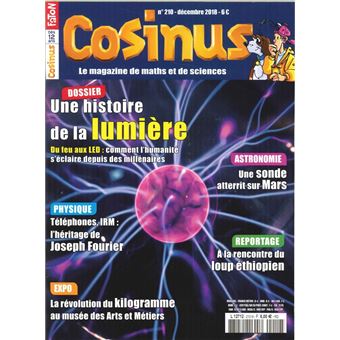 Cosinus N°210 Une histoire de la lumière - décembre 2018
