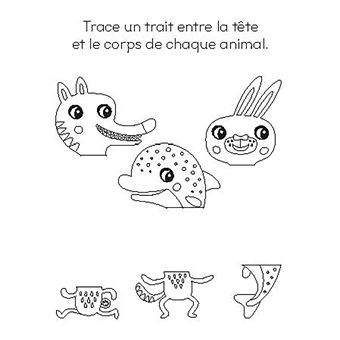 Jeux effaçables - animaux - avec un feutre effaçable