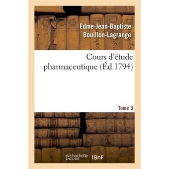 Cours d'étude pharmaceutique