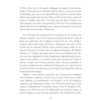 Dialogues sur l'éloquence: De oratore, Brutus, Orator