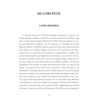 Dialogues sur l'éloquence: De oratore, Brutus, Orator