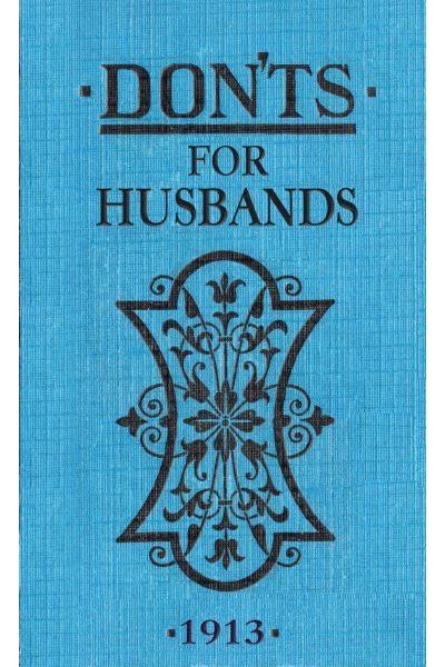Don'ts for husbands