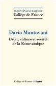 Droit, culture et société de la Rome antique
