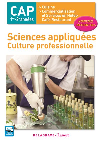 Sciences appliquées - Culture professionnelle CAP Cuisine et CSHCR (2017) - Po